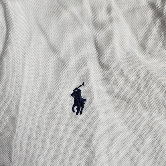 Polo Ralph Lauren White Long Sleeve Men's Large Custom Slim Fit - Picture 3 of 9